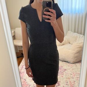 Elegant Black Cap Sleeve Dress